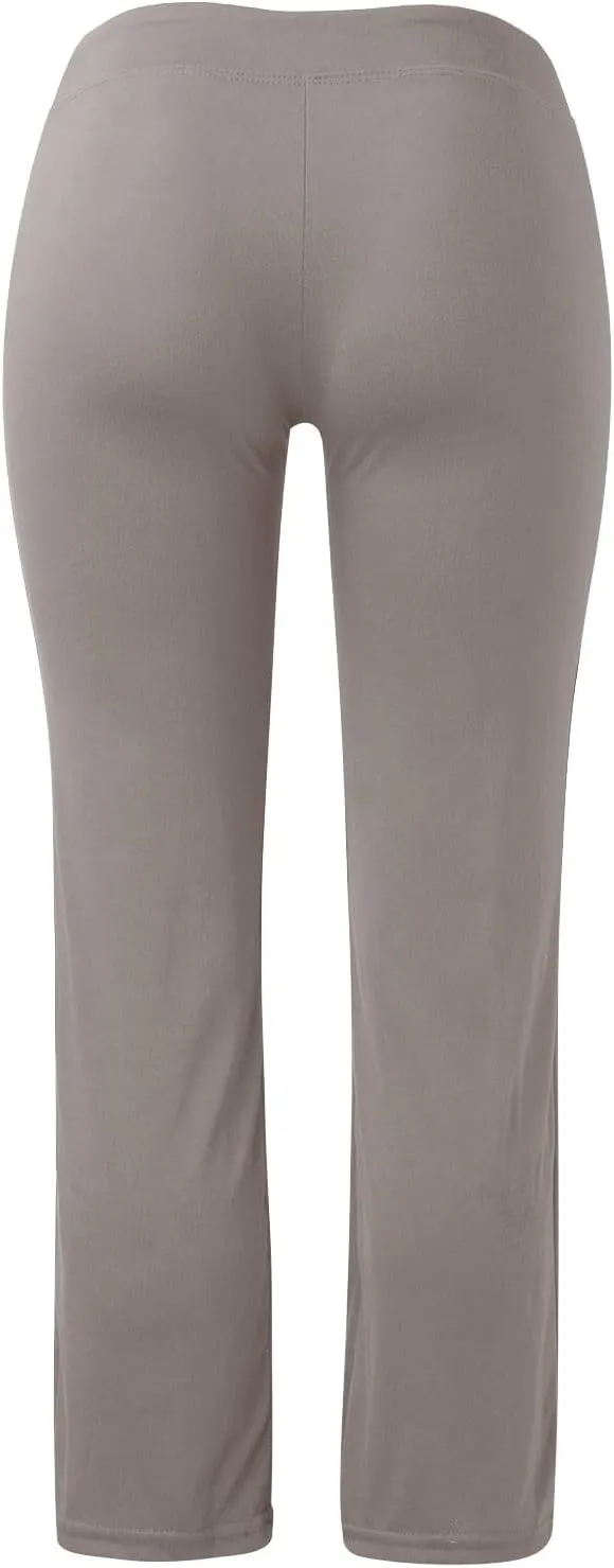 Plus Size Yoga Pants for Women 2024 Casual Drawstring Elastic High Waist Wide Leg Workout Pants Loose Comfy Trousers
