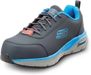 Skechers Work Arch Fit Beau, Men's, Athletic Style, Alloy Toe, EH, MaxTrax Slip Resistant, Work Shoe