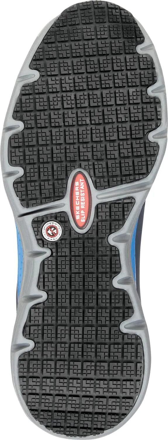 Skechers Work Arch Fit Beau, Men's, Athletic Style, Alloy Toe, EH, MaxTrax Slip Resistant, Work Shoe