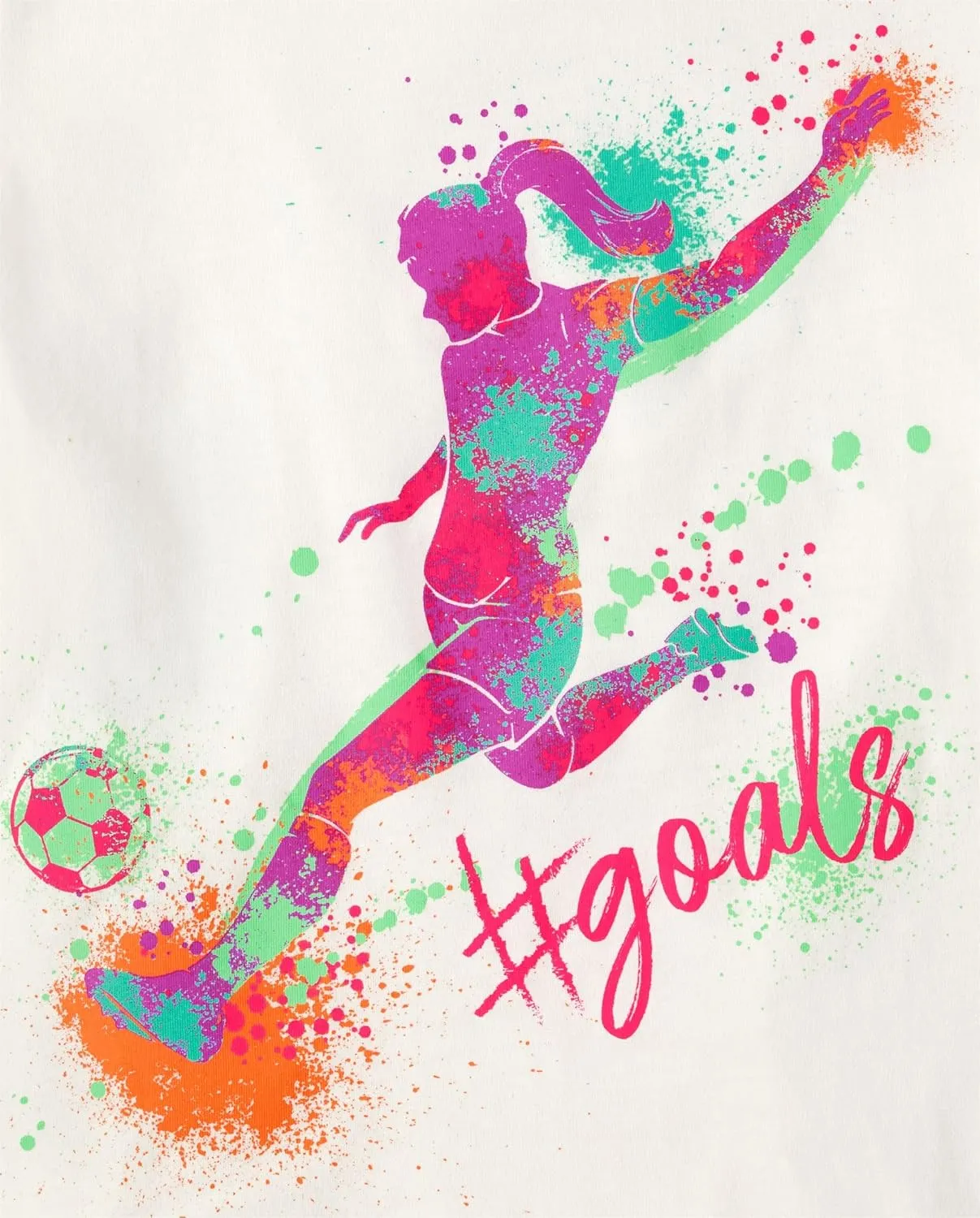 The Children's Place Girls' Gymnastics, Cheer, Dance Short Sleeve Graphic T-Shirts, Multipack
