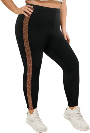TIYOMI Plus Size Leggings for Women High Waist Full Length Pants Casual Ankle Fall Leggings XL-5XL