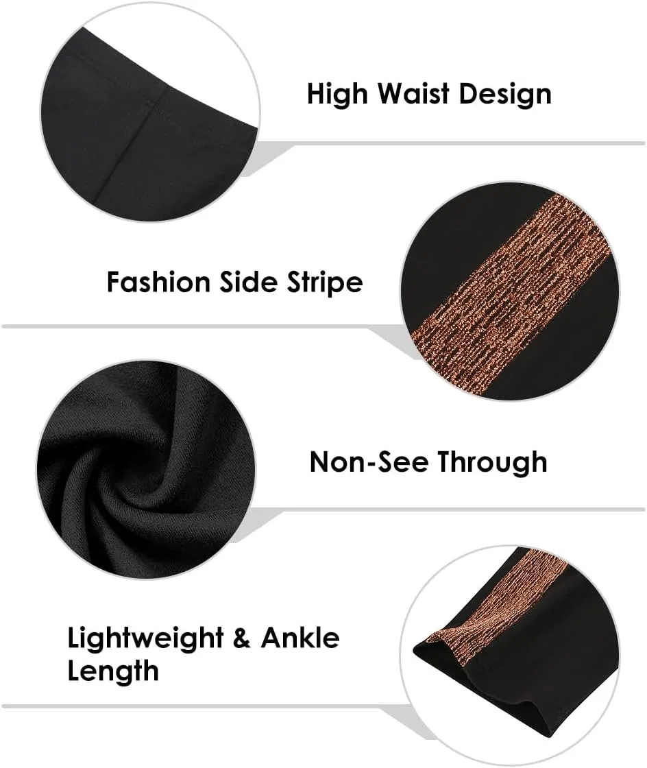 TIYOMI Plus Size Leggings for Women High Waist Full Length Pants Casual Ankle Fall Leggings XL-5XL