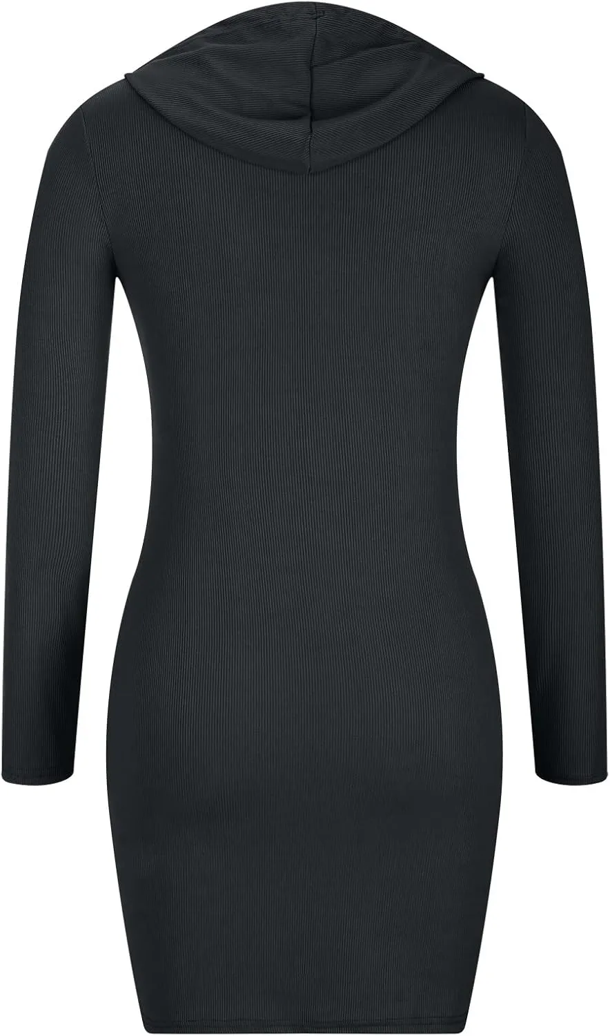 tuduoms Women's Sexy Bodycon Hoodie Dress Fashion Cute Pullover Hoody Dress Party Casual Stretch Fitted Above Knee Dress