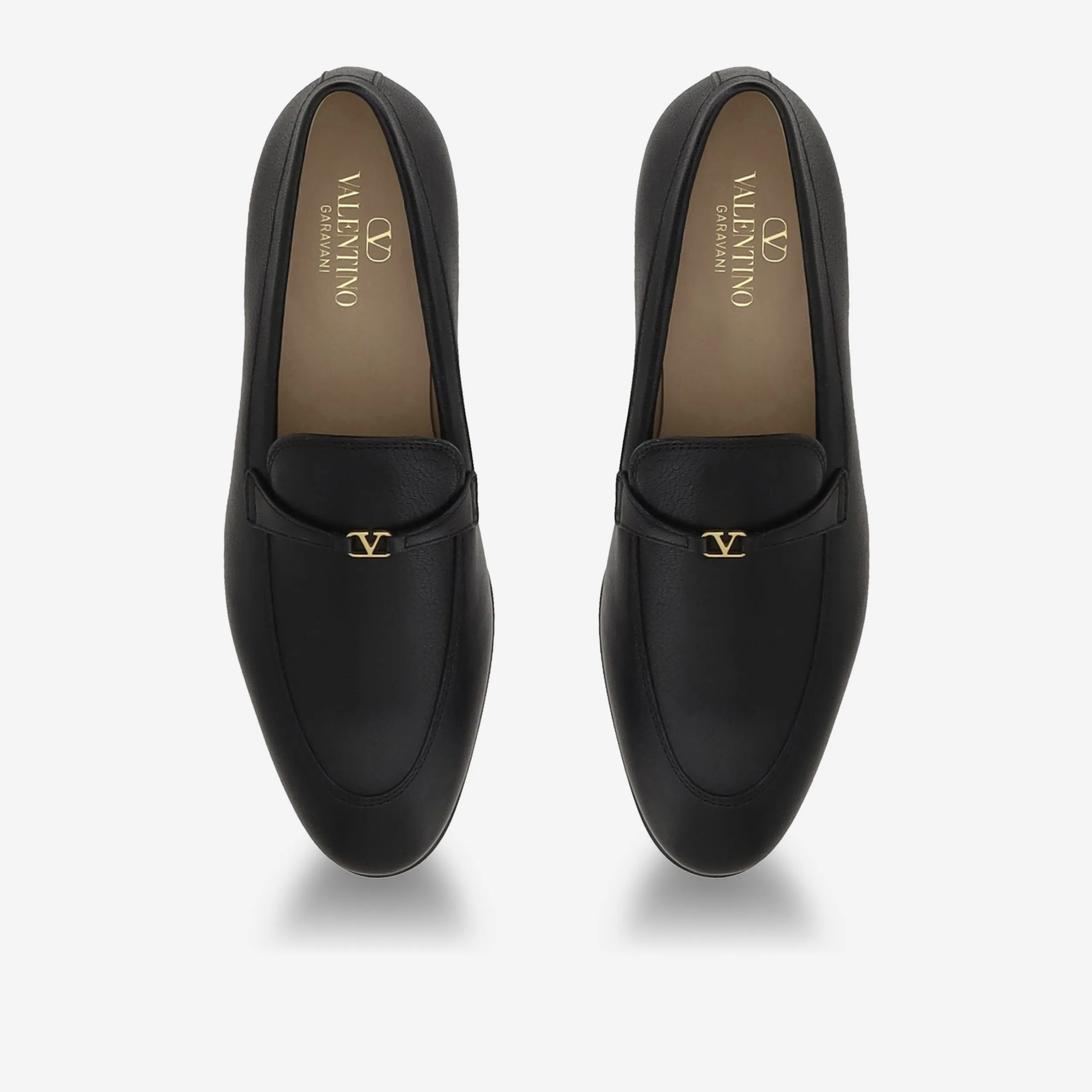 Valentino Garavani Goatskin Leather Loafers