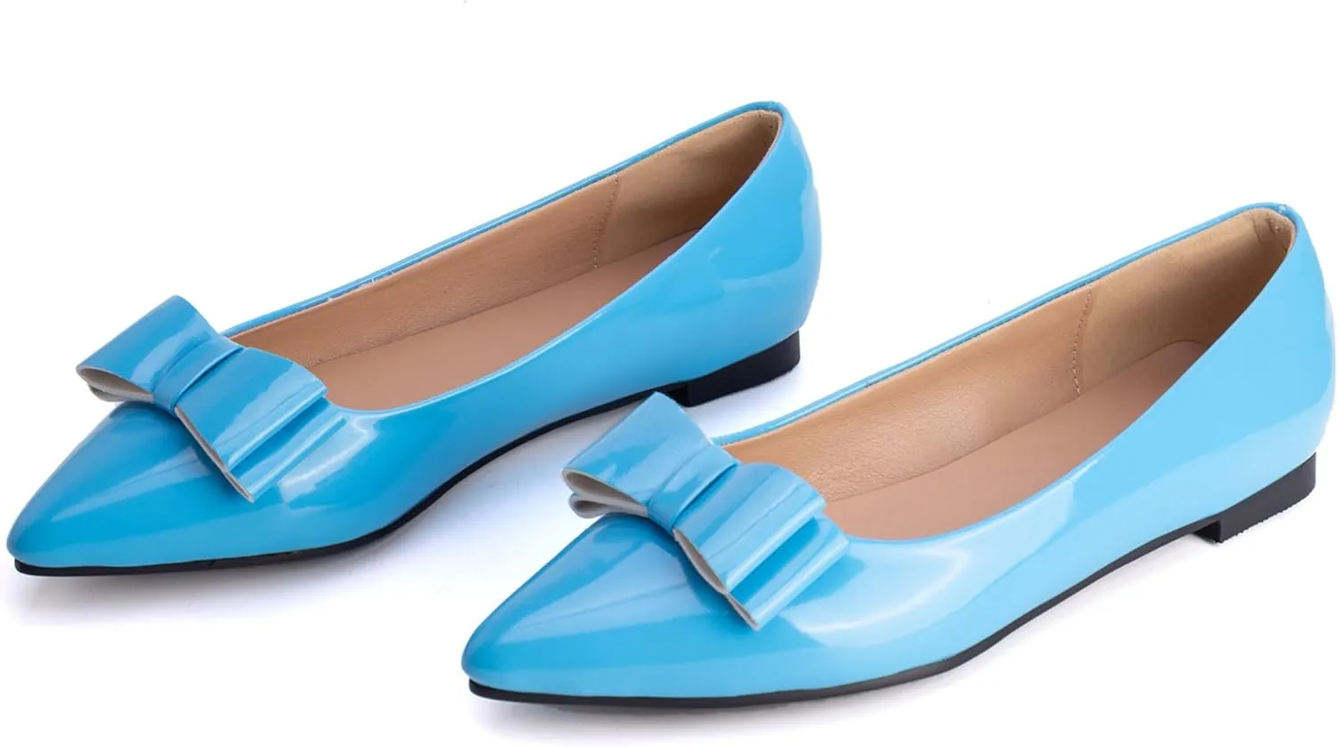 Walking Flats Women Daily Pointed Toe Work Dolly Shoes