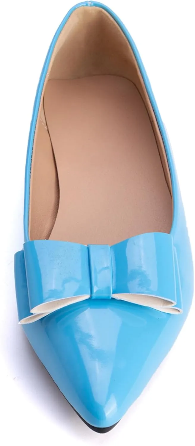 Walking Flats Women Daily Pointed Toe Work Dolly Shoes