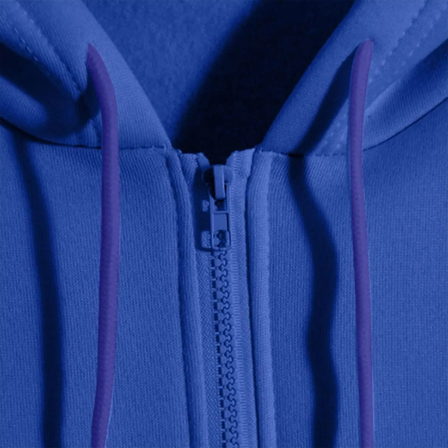 Women Casual Full Zip Up Hoodie Comfy Loose Long Sleeve Sweatshirt Solid Color Drawstring Jacket with Pockets