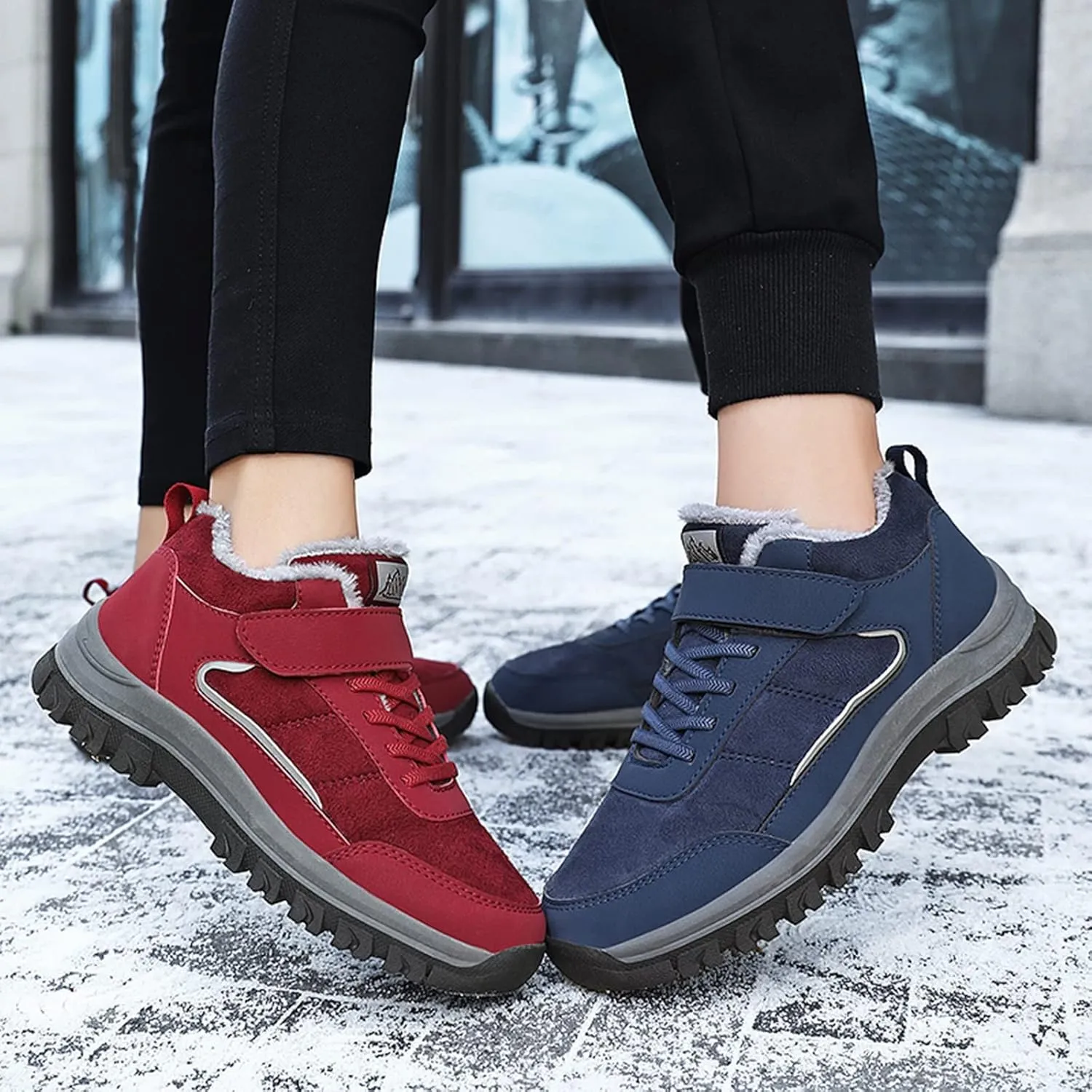 Women's Ankle Snow Boots Waterproof Snow Boots Women Black Womens Winter Boots Size 10 Wide Width Womens Duck Boots Waterproof Insulated Wide Botas De Frio Para Mujer Elegantes
