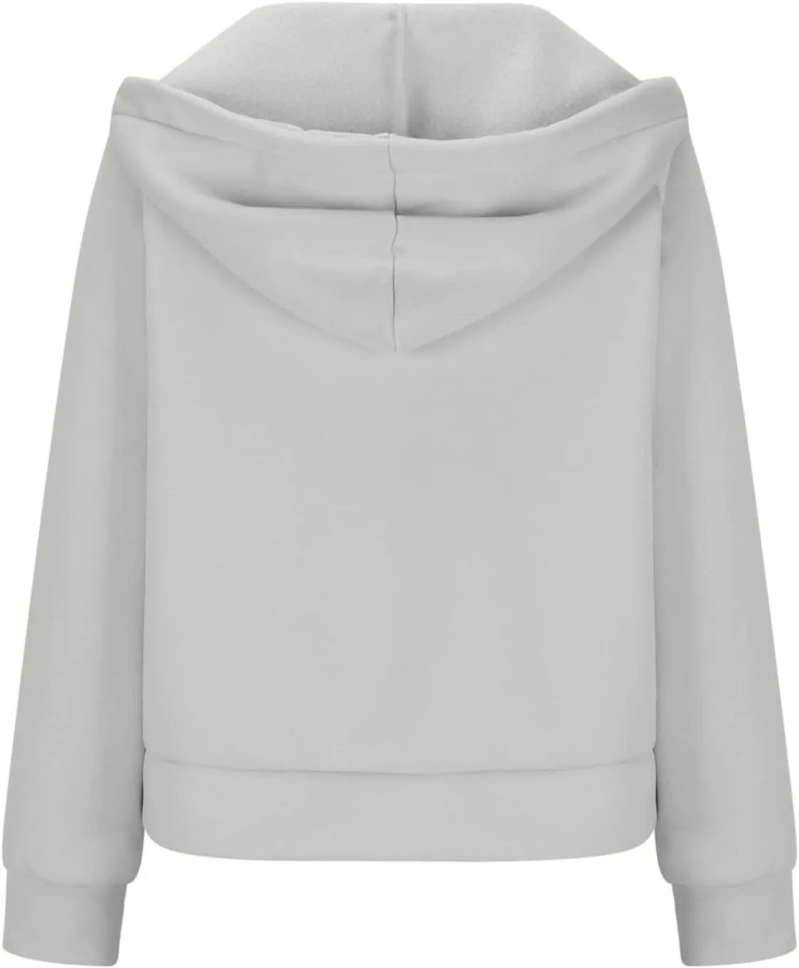 Womens Half Zip Up Hoodies Trendy Cropped Long Sleeve Loose Hooded Pullover Sweatshirt Fall y2k Outfits Clothes