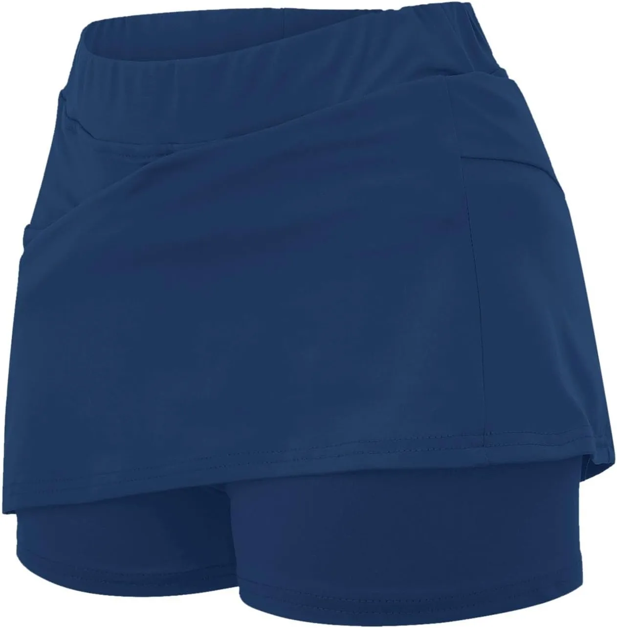 Womens Skorts with Pockets Tummy Control Plus Size Skorts High Waist Athletic Sports Pants Skirt Casual Shorts