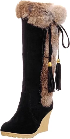 Womens Snow Boots Waterproof Snow Boots for Women Size 7 Wide Warm Winter Boots Women Size 11 Mid Calf Winter Boots for Women Waterproof Snow Non Slip Botas Termicas Para Mujer Con Casquillo