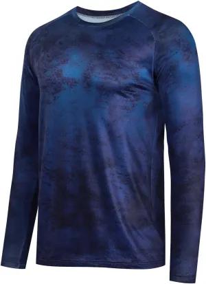 YIBIMOTTO Fishing Shirt for Men Long Sleeve Sun Protection Colorful T-Shirts Quick Dry Cooling Sweatshirts