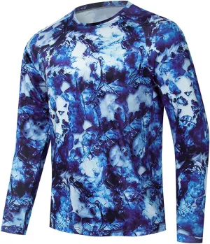 YIBIMOTTO Men's Fashion Fishing Sweatshirts Long Sleeve Running T-Shirts Quick Dry Cooling Outdoor Tee Tops