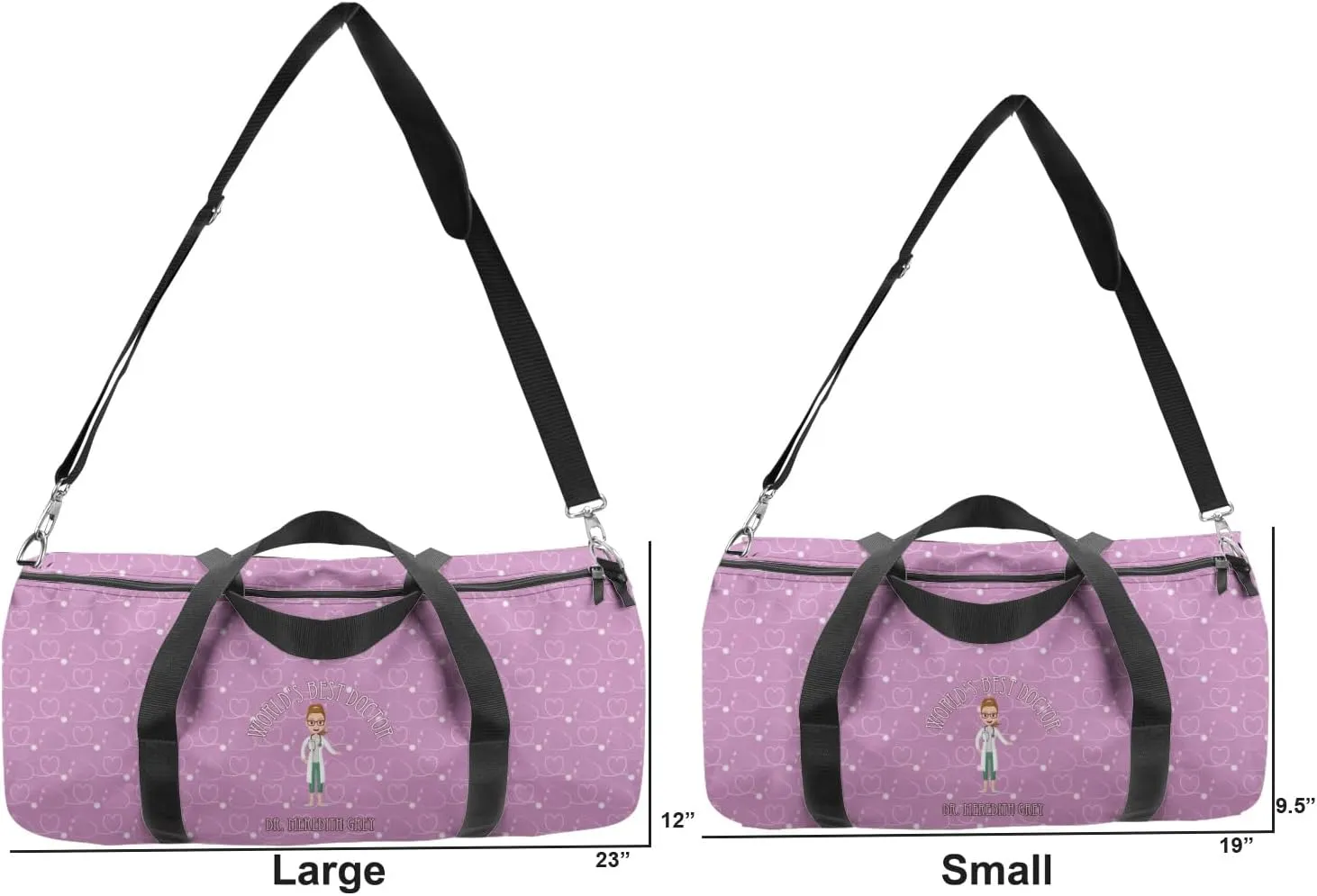 YouCustomizeIt Personalized Doctor Avatar Duffel Bag